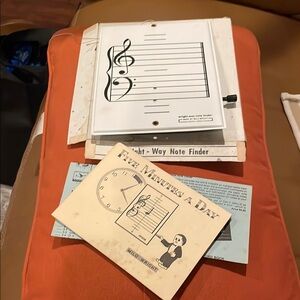Vintage Wright Way Note Finder Music Learning Tool